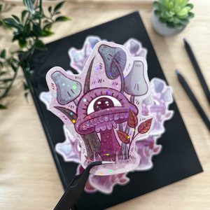 Magic Mushroom | Holographic Vinyl Stickers